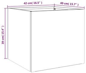 ΖΑΡΝΤΙΝΙΕΡΕΣ 2 ΤΕΜ. ΛΕΥΚΕΣ 42X40X39ΕΚ. ΑΠΟ ΧΑΛΥΒΑ ΨΥΧΡΗΣ ΈΛΑΣΗΣ 841550