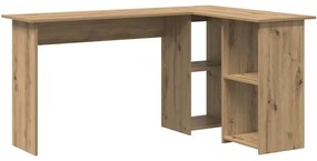vidaXL Γραφείο artisan δρυς 142 x 102 x 73 εκ Επεξεργασμένο ξύλο