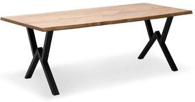 Τραπέζι Walter Megapap Mdf - μεταλλικό χρώμα ακακίας 200x100x75εκ.-GP038-0005,1