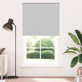 Roller Blind Blackout ανοιχτό γκρι 130x210 cm Πλάτος υφάσματος - Γκρι