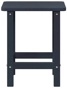 vidaXL Adirondack Τραπέζι Πλευρό Ναυτικό Μπλε 38x38x46 εκ. από HDPE