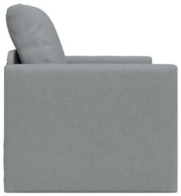 vidaXL Καναπές Κρεβάτι 2 σε 1 Ανοιχτό Γκρι 74x77x81 εκ. Ύφασμα