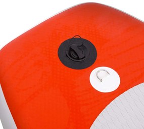 vidaXL Σανίδα SUP Φουσκωτή Σετ Κόκκινη 330 x 76 x 10 εκ.