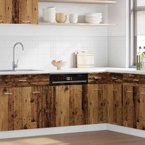 vidaXL Πλυντήριο πιάτων Παλιό Lyon ξύλο 45x3x67 cm Κατασκευασμένο ξύλο
