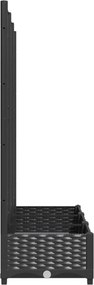 vidaXL Κήπος Μαύρο 120 x 40 x 121,5 cm
