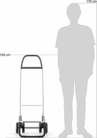 Καροτσάκι Αγορών Rolser i-max mf 4 Γκρι (Ανακαινισμenα B)