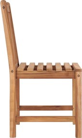 vidaXL Καρέκλες Κήπου 8 τεμ. από Μασίφ Ξύλο Teak