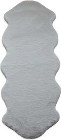 Χαλί Διαδρόμου Γούνινο (80x200) New Plan Puffy FC6 Light Grey