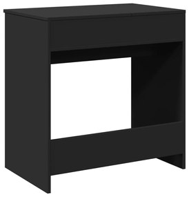 vidaXL Μπουντουάρ με Καθρέφτη Μαύρο 73x46,5x120 εκ.