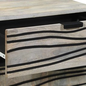 vidaXL Κομοδίνο Λευκό 50 x 33 x 60 εκ Επεξεργασμένο Ξύλο