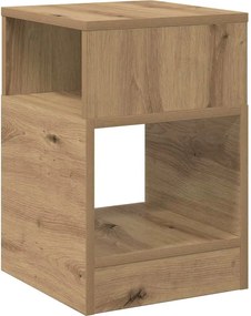 vidaXL End Table Artisan Oak 30,5 x 30 x 45 εκ Επεξεργασμένο ξύλο