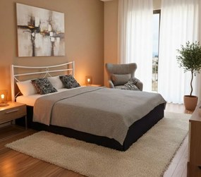 Κρεβάτι Pier-90x190-Λευκό-Χωρίς ποδαρικό