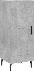 vidaXL Ντουλάπι Γκρι Σκυροδέματος 34,5x34x90 εκ. Επεξεργασμένο Ξύλο