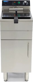 Deep Fryer - 16L - 1 Basket - with Drain Tap and Stand - 230V