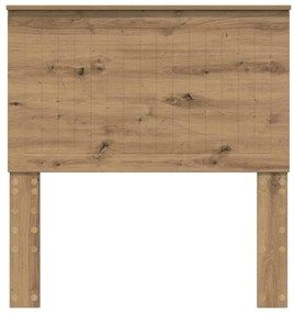 vidaXL Κεφαλάρι με κεφαλάρι Artisan Oak 90 cm Επεξεργασμένο ξύλο