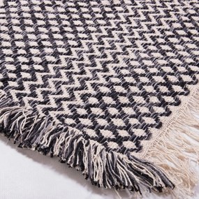 Χαλί All Season (140x200) Nef-Nef Homeware Athena Black