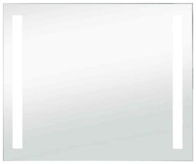 vidaXL Καθρέφτης Μπάνιου Τοίχου με LED 80 x 60 εκ.