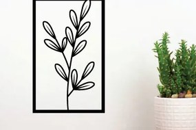 Intra απο ξύλο plywood 3mm-4mm πάχος - Flower Metal Art Wall Art File Cut Laser Δίασταση 40x50 cm INTRAFABR-65903252