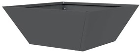vidaXL Γλάστρα Κήπου Ανθρακί 40 x 40 x 15 cm Ψυχρής έλασης χάλυβας