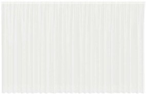 vidaXL Κουρτίνες με κουρτίνες Λευκό 500x100cm Πολυεστέρας
