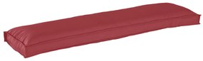 vidaXL Μαξιλάρι Παλέτας για Παγκάκι Μπορντό 150x40x8 εκ. Ύφασμα Oxford