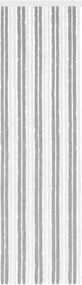 vidaXL Κουρτίνα εντόμων Chenille Γκρι και Λευκό 56 x 200 cm 100% PP