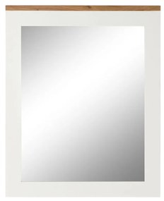 Τοίχο καθρέφτη DKD Home Decor Λευκό Καφέ Urban 90 x 1,5 x 113 cm