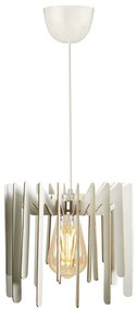 Φωτιστικό Οροφής 390FLH1553 Φ23x55cm 1xE27 40W White Opviq
