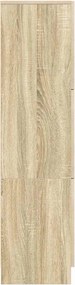 vidaXL Highboard Δρύς Sonoma 31.5 x 32 x 122.5 εκ