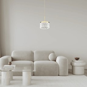 LED Κρεμαστό Φωτιστικό Elegance Ø15cm 9W Χρυσό