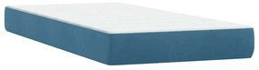 ΚΡΕΒΑΤΙ BOXSPRING ΜΕ ΣΤΡΩΜΑ ΣΚΟΥΡΟ ΜΠΛΕ 180X210 ΕΚ. ΒΕΛΟΥΔΙΝΟ 3316321