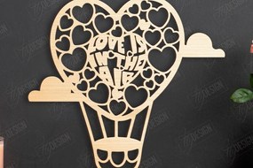 Intra απο ξύλο plywood 3mm-4mm πάχος – Τέχνη τοίχου για την ημέρα του Αγίου Βαλεντίνου | Ρομαντικό δώρο Δίασταση 40x30 cm INTRAFABR-110399246