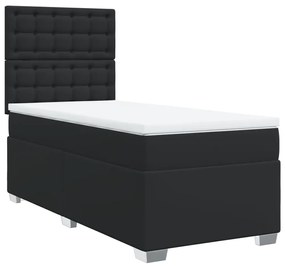 ΚΡΕΒΑΤΙ BOXSPRING ΜΕ ΣΤΡΩΜΑ ΜΑΥΡΟ 90X200ΕΚ. ΑΠΟ ΣΥΝΘΕΤΙΚΟ ΔΕΡΜΑ 3290704