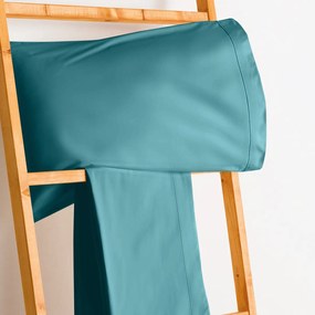 Σεντόνι King Size Με Λάστιχο (180x200+30) Vesta Synthesis New Πετρόλ