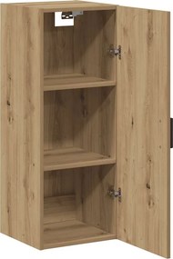 vidaXL Ντουλάπι Τοίχου Αρτισιανή Δρυς 34,5x34x90 εκ. από Επεξεργ. Ξύλο