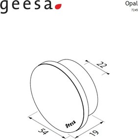 Geesa Opal 7245 Chrome - Αγκιστρο μπάνιου