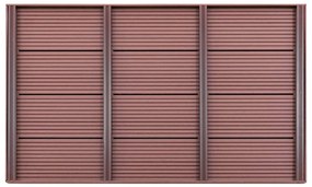 vidaXL Πάτωμα για Ηλιακή Ντουζιέρα Καφέ 101 x 63 x 5,5 εκ. από WPC