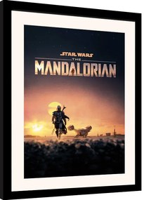Αφίσα σε κορνίζα Star Wars: The Mandalorian