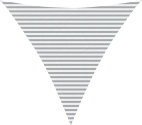 vidaXL Πανί σκιάς Ανοιχτό Γκρι και Λευκό 4,5 x 4,5 x 4,5 m