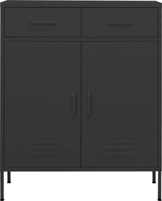 vidaXL Ντουλάπι Αποθήκευσης Ανθρακί 80 x 35 x 101,5 εκ. από Ατσάλι