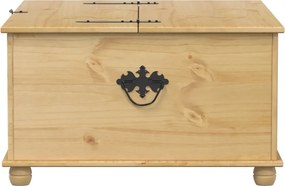 vidaXL Storage Box CORONA Honey Large