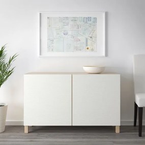 BESTÅ σύνθεση αποθήκευσης με πόρτες, 120x42x74 cm 792.099.97