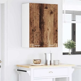vidaXL Κρεμαστό ντουλάπι Παλιό ξύλο 60 x 31 x 80 εκ.