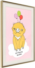 Αφίσα - Birthday Wish - 20x30 - Χρυσό - Με πασπαρτού