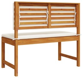 vidaXL Πάγκος Κήπου  με Μαξιλάρια 100x50x91 εκ Μασίφ Ξύλο Ακακίας