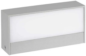 Απλίκα Φωτιστικό Τοίχου LED 9W 230V 850lm 90° IP65 Up-Down Medium Γκρι Ψυχρό Λευκό 218241 VTAC-218241-Γκρι 218241