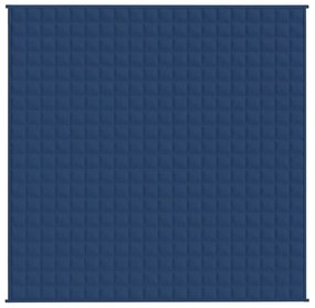 Κουβέρτα Βαρύτητας Μπλε 200 x 200 εκ. 13 κ. Υφασμάτινη - Μπλε