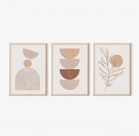 Πίνακας Teronja pakoworld τρίπτυχος με ψηφιακή εκτύπωση και πλαίσιο 33x1.5x48εκ