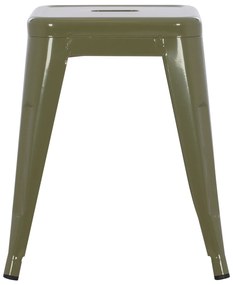 ΣΚΑΜΠΟ ΜΕΤΑΛΛΙΚΟ MELITA HM0096.43 ΣΕ DARK OLIVE ΧΡΩΜΑ 37x37x45Υεκ. (1 Τεμμάχια)