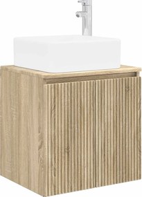 vidaXL Σετ Ντουλαπιών Μπάνιου 4 pcs Sonoma Δρυς Επεξεργασμένο Ξύλο